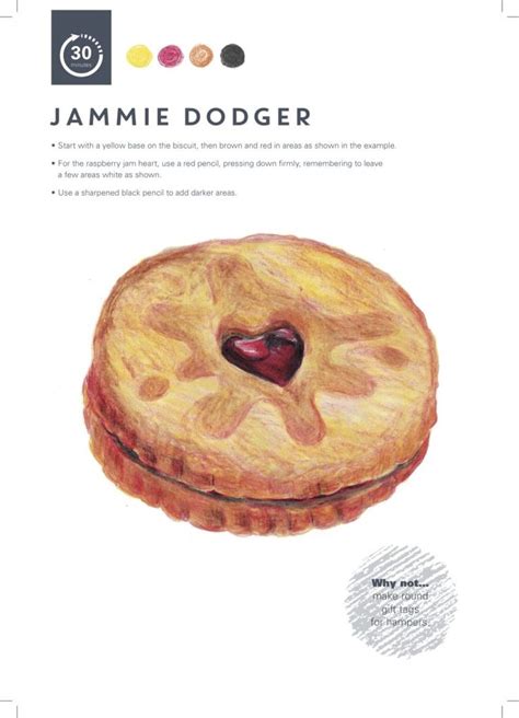 Jammie Dodger Colour Pencil Drawing Teaching Drawing Drawings Teaching