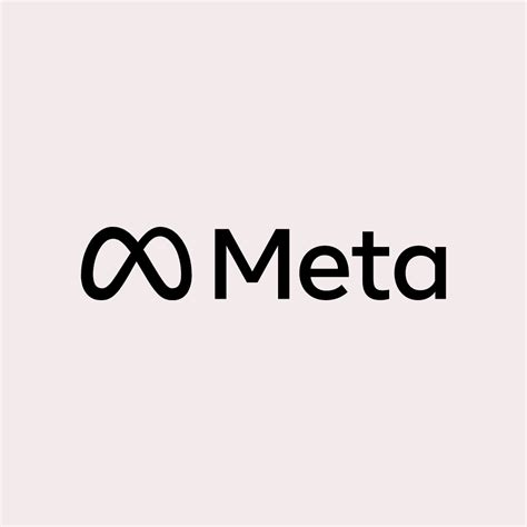 Meta Logo SVG (Download Now) in Black and White