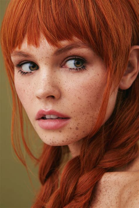 Red And Foxy On Behance Red Hair Freckles Beautiful Red Hair