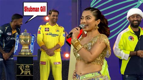 Hardik Pandya Start Teasing Rashmika Mandanna With Shubman Gill Name Infront Of Msd Arjit Singh