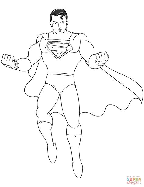 Printable Coloring Pages Superman