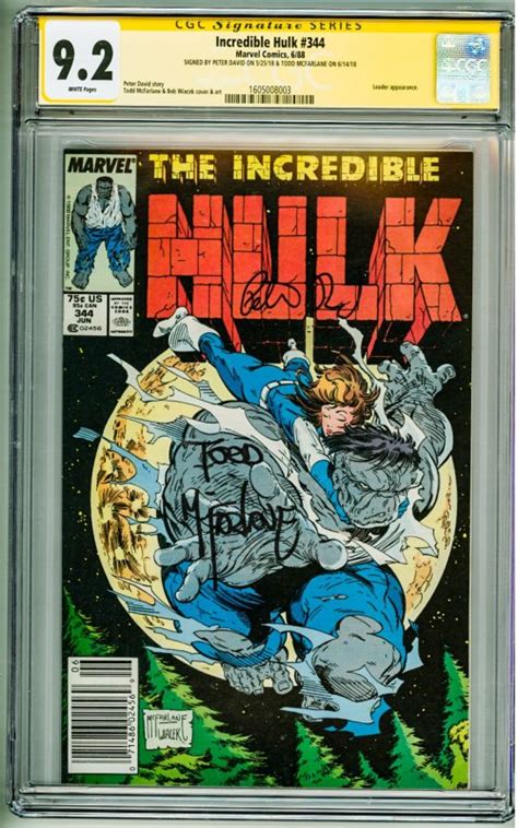 The Incredible Hulk Cgc Signature Series Signed By