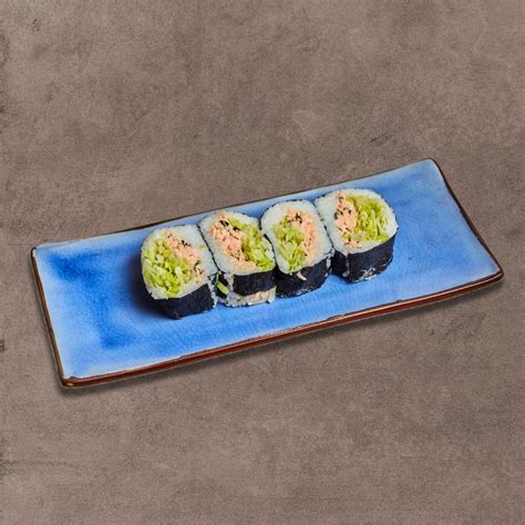 Maki Saumon Cuit Iceberg Le Parisien Sushi Parisien