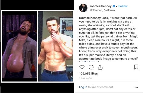 Rob Mcelhenney Weight Loss