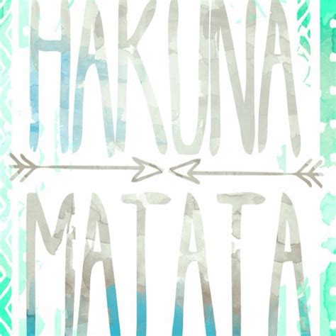 IPhone 5C Hakuna Matata Arrows Black Plastic Case Inspirational