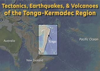 Tongakermadec Subduction Zone Earthquakes Tsunami And Volcanoes