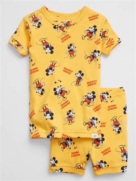 Babygap Disney Mickey Mouse Organic Cotton Pj Set Gap Factory