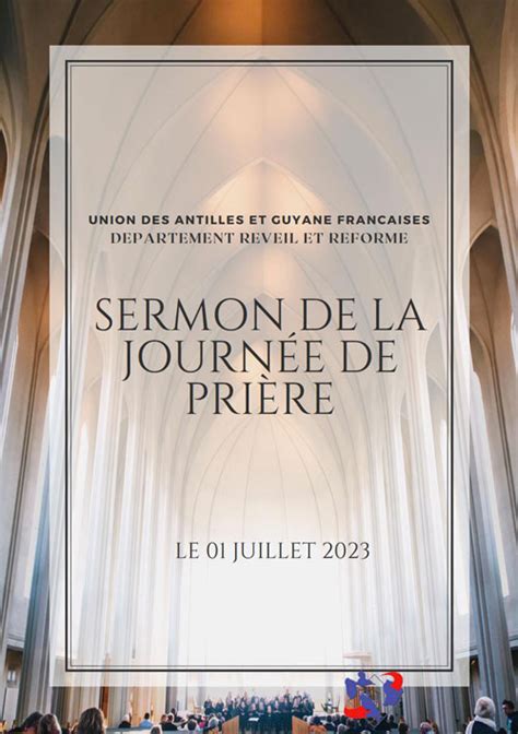 Journée de jeûne et de prière 1er juillet 2023 Eglise Adventiste du