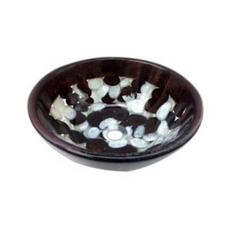 Printed Dark Brown Round Resin Wash Basin Bowl At Rs 2500 In Bengaluru