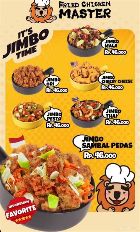 Selalu Diperbarui Menu Fried Chicken Master Gading Serpong Tangerang