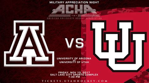 11/10: ARIZONA vs UTAH – University of Utah Hockey