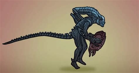 Watch: The upsetting life cycle of a Xenomorph set to the "Up" theme ...