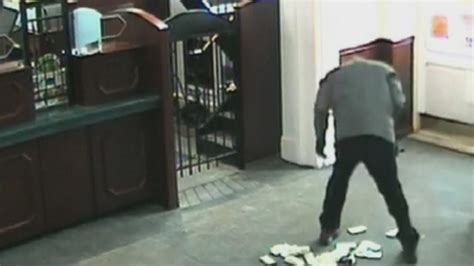 Bank Robbery Fail Suspect Drops Thousands Of Dollars In Bank And Gets