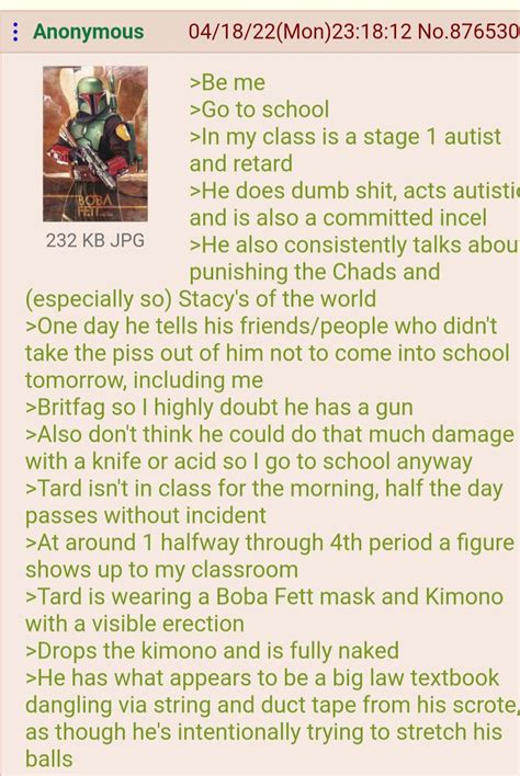 Anon Goes To School Greentext