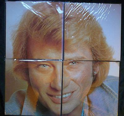 Popsike Puzzle Johnny Hallyday 4 LP Philips Poster Disques 1975