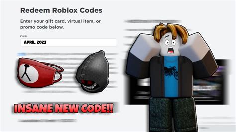 All New Roblox Promo Codes All Free Robux Items In April All