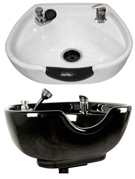 Jeffco Salon Porcelain Shampoo Bowl And Faucet Stationary 8100