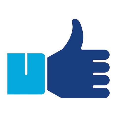 Premium Vector Thumbs Up Duotone Illustration