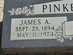 James Albert Pinkerton M Morial Find A Grave