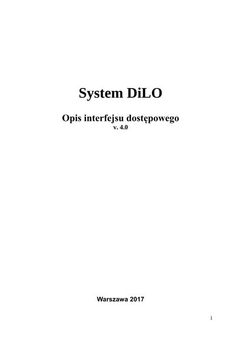 Pdf System Dilo Wydanie Karty Dilo Dane Do Wydania Karty I