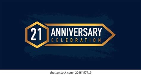 Year Anniversary Blue Silver Logo Images Stock Photos D