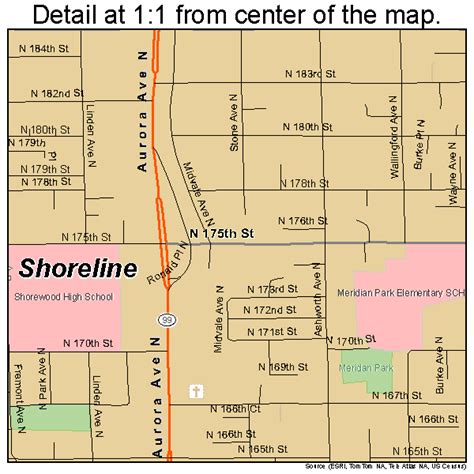 Shoreline Washington Street Map 5363960