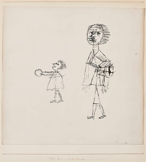 Zwei Kinder By Paul Klee Artvee