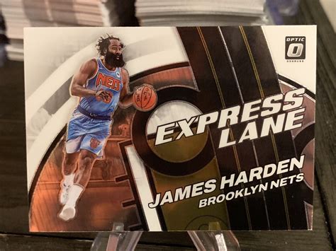 Donruss Optic Express Lane James Harden Brooklyn Nets