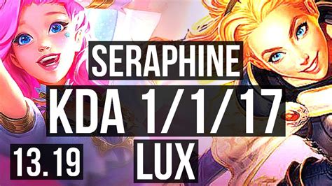 SERAPHINE Cait Vs LUX Varus SUP 1 1 17 500 Games KR Master