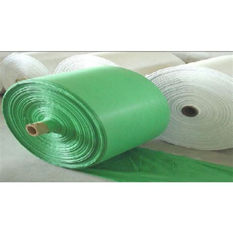 Green Polypropylene Laminated Woven Sack Fabric For Packaging