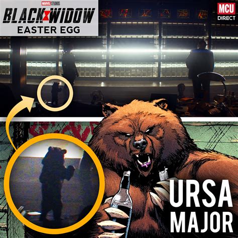 Easter egg of Ursa Major in the Black Widow trailer : marvelstudios