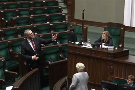 Ostra pyskówka w Sejmie Gosiewska zwyzywała Brauna VIDEO NCZAS