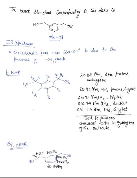 Solved Take Quiz Exit Below Are The Esi Ms Ir Ph Nmr And 13c Nmr Course Hero