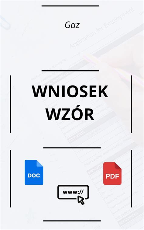 Wniosek Gaz Wzór