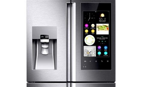 "Samsung Family Hub Smart Fridge" a smart refrigerator with cameras and ...