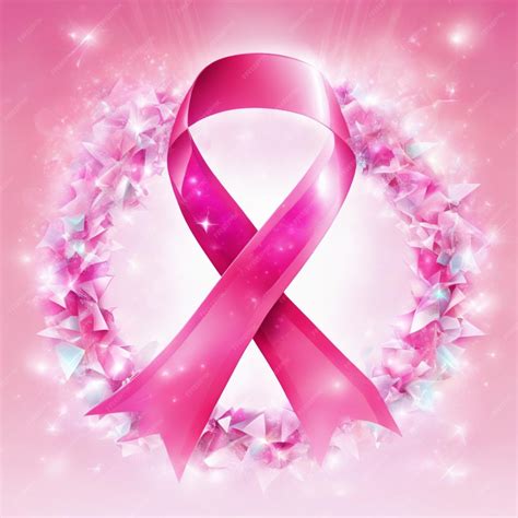 Premium Photo Magic Pink Ribbon Breast Cancer Woman