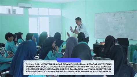 Korpus Humas Dan Promosi Unja Berikan Pelatihan Public Speaking Di