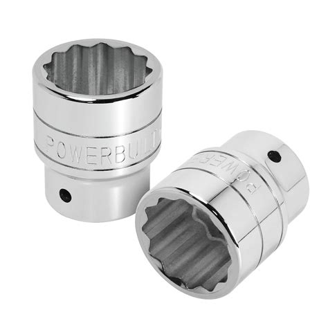 Powerbuilt Inch Drive X Mm Point Shallow Socket