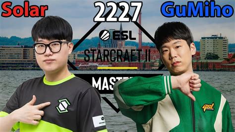 Solar Z Vs GuMiho T Halbfinale Masters Summer 2023