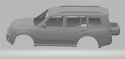 Archivo Stl Mitsubishi Pajero Printable Body Car Plan De Impresi N