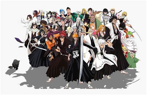 Bleach Png Free Background - Bleach Wallpaper All Characters ...