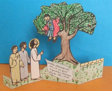 Printable Cut Out Zacchaeus Craft