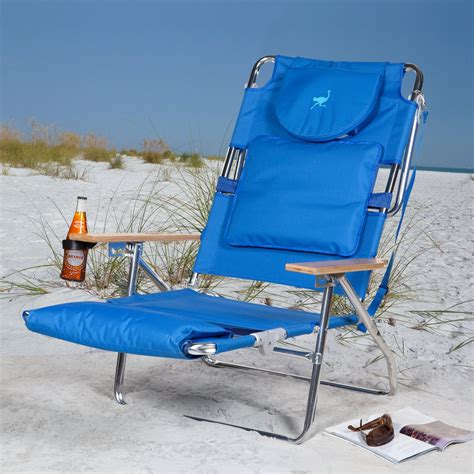 Deluxe Padded Ostrich Sport 3 N 1 Beach Chair