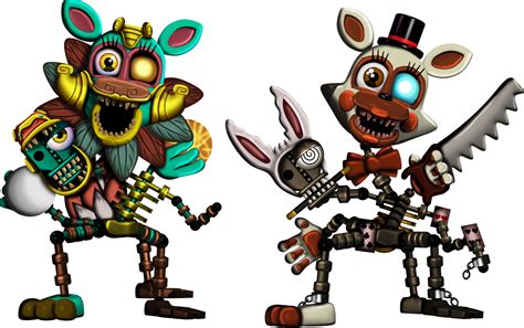 Adventure Fnaf Ar Animatronics Mangle Skins By Alexander133official