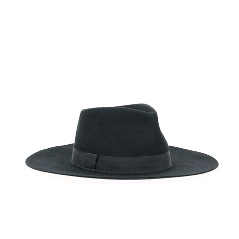 Chapeau Traveller Feutre Laine Noir Traclet Reference