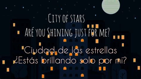 City Of Stars Lala Land Lyricssub Español Youtube