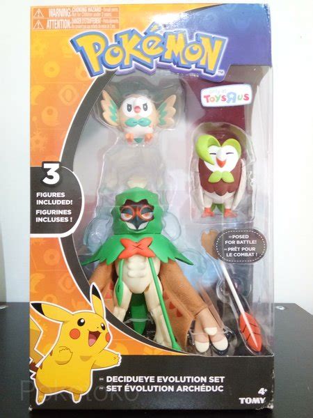 Jual Pokemon Tomy Us Action Figure Rowlet Dartrix Decidueye Evolution