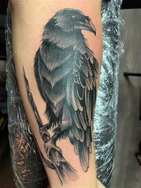 Raven Tattoo Done By Juliano Strino From Boyinkthewood Rlp Germany