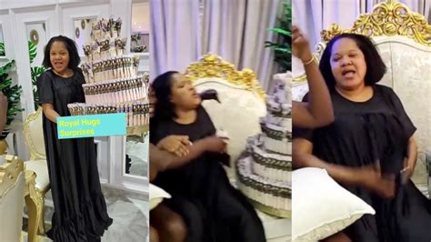 Watch Toyin Abraham Gets A Surprise Money Cake For Her 40th Birthday