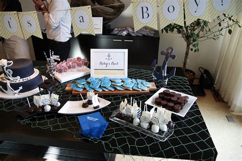 Rivernorthlove Nautical Navy And Yellow Baby Shower